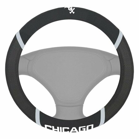 LOGOLOVERS 26545 MLB Chicago White Sox Steering Wheel Cover LO3571907